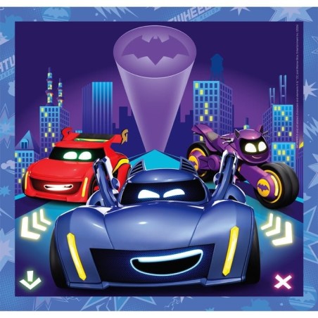 Puzzle maxi batwheels 3x48pzs