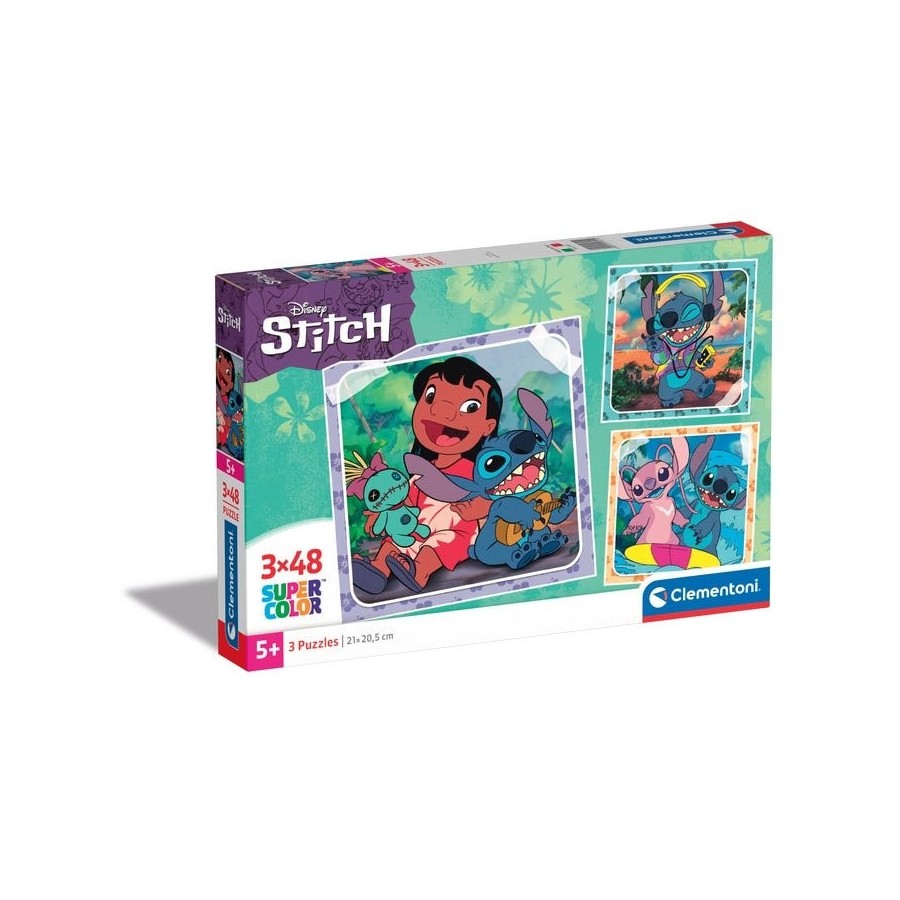 Puzzle stitch disney 3x48pzs