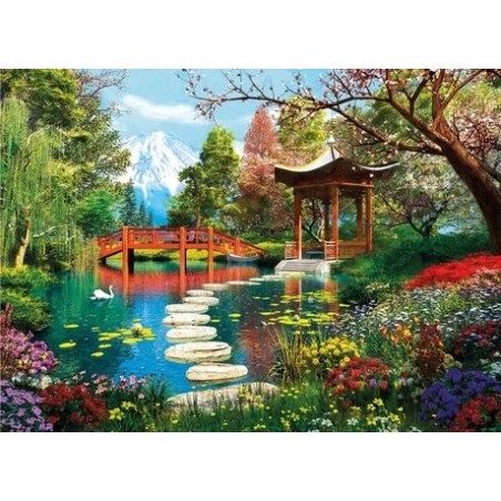 Puzzle high quality fuji garden 500pzs