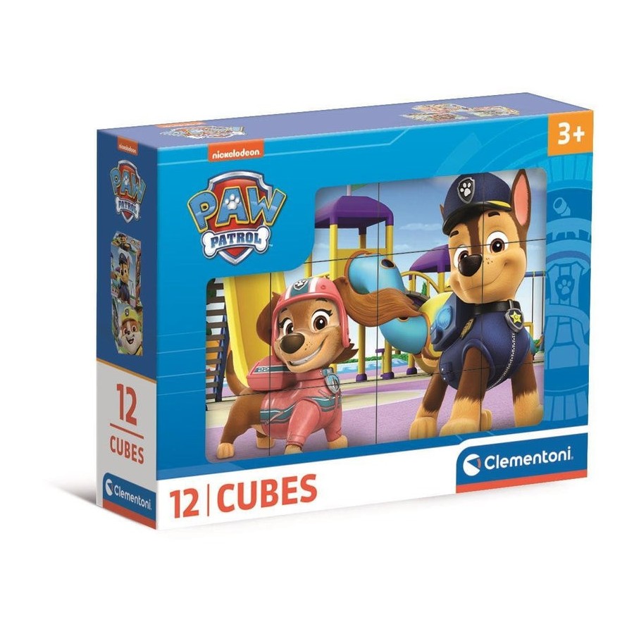 Puzzle cubo patrulla canina paw patrol 12pzs