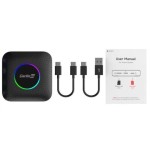 Adaptador inalámbrico carlinkit cpc200-tbox led 8g  carplay/android auto