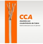 Cable intellinet cat5e utp bulk solid 305 m 1000 ft. 24awg gris