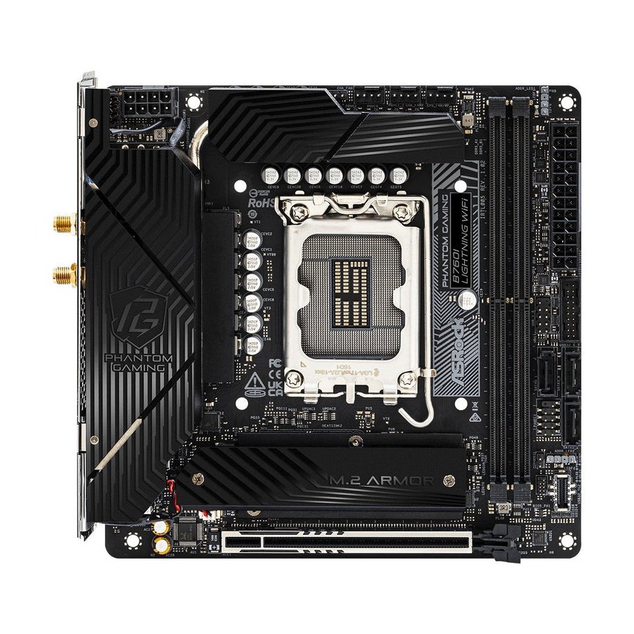 Placa base asrock b760i lightning wifi 1xhdmi 1xdp