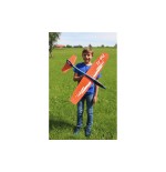 Jamara avión planeador de juguete pilo xl espuma  naranja 8+