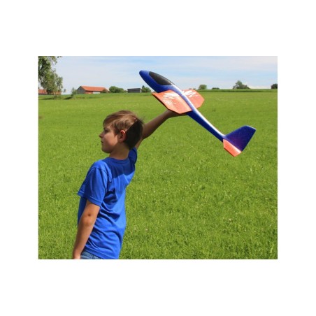 Jamara avión planeador de juguete pilo xl espuma  naranja 8+