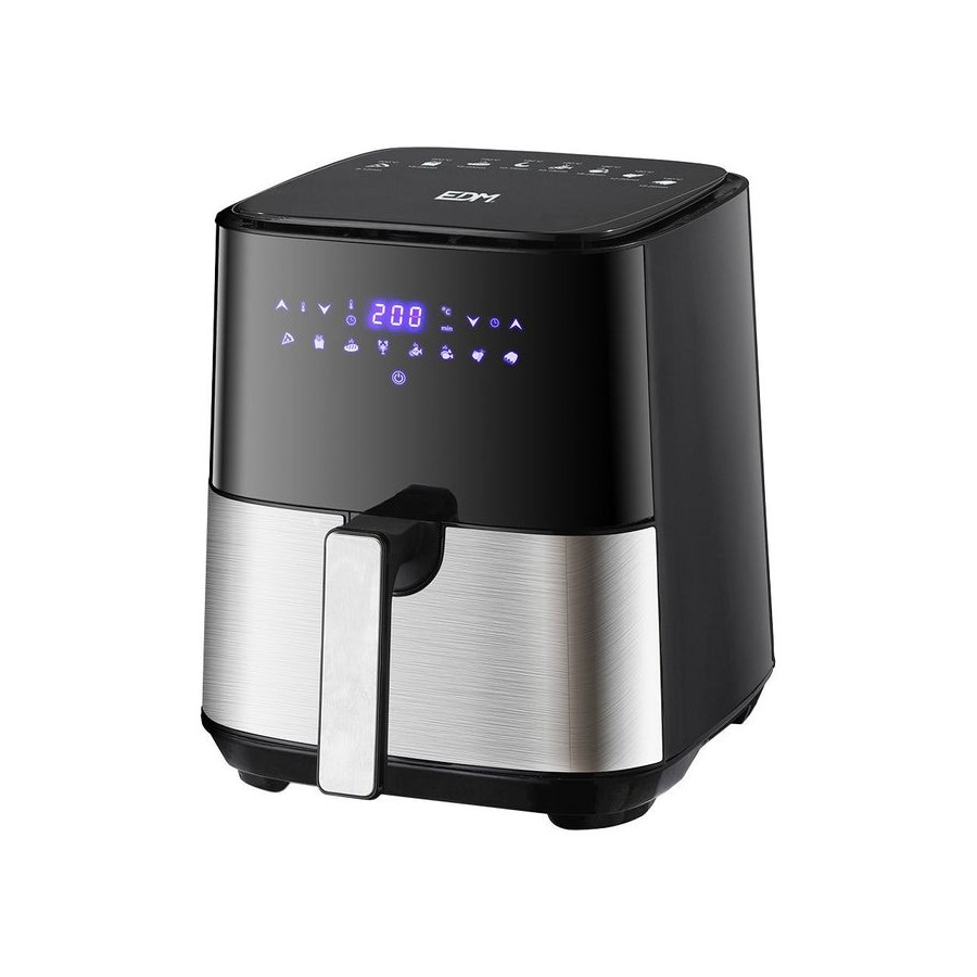 Freidora de aire 5l con pantalla led edm