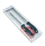 Set chuchillo jamonero evo y chaira b 3 claveles