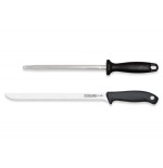 Set chuchillo jamonero evo y chaira b 3 claveles