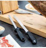 Set chuchillo jamonero evo y chaira b 3 claveles