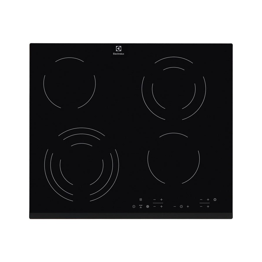 Electrolux ehf6343fok hobs negro integrado 60 cm cerámico 4 zona(s)