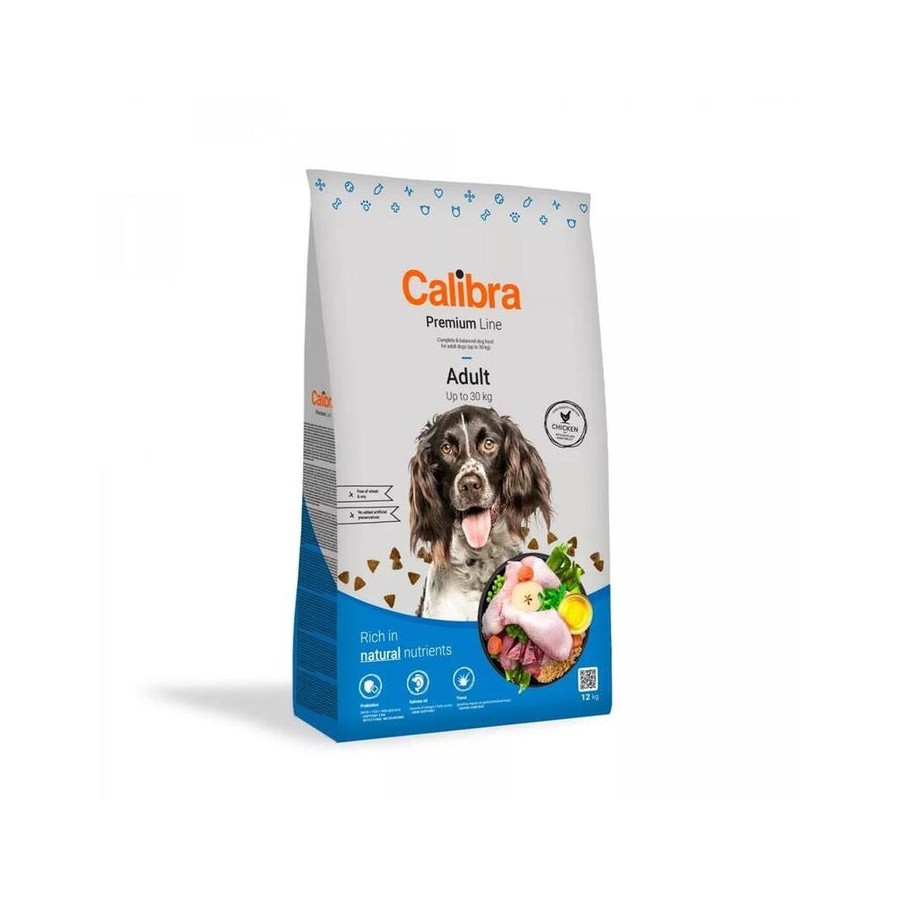 Alimento seco para perros calibra premium line adult chicken  12kg