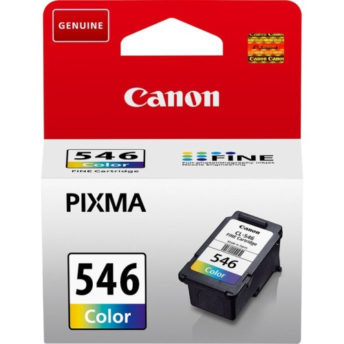 Tinta original canon cl546 tricolor - cl546 ml-8pag-180