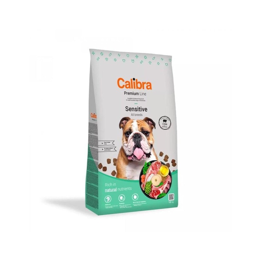 Calibra dog premium sensitive pienso cordero - 12kg