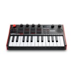 Akai mpk mini play mk3 teclado de control controlador midi usb negro, rojo