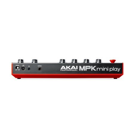 Akai mpk mini play mk3 teclado de control controlador midi usb negro, rojo