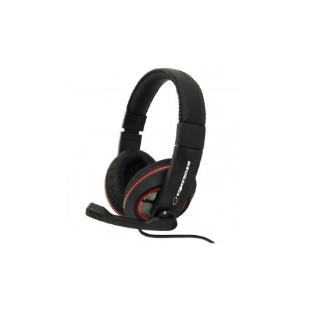Auriculares  esperanza eh118  alámbrico diadema llamadas/música negro, rojo