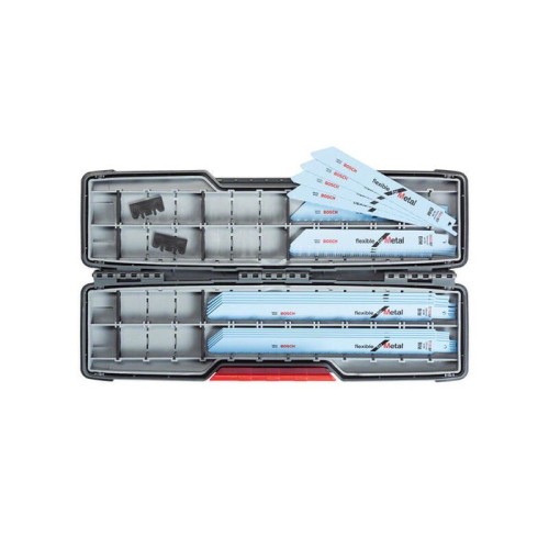 Juego de hojas de sierra de sable bosch flexibles para metal, 20 piezas (en toughbox) 2607010995