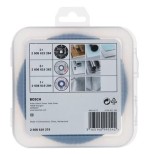 Juego de discos de corte y láminas bosch x-lock 125 mm, cmw, disco de corte (5 partes)  2608619374