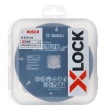 Juego de discos de corte y láminas bosch x-lock 125 mm, cmw, disco de corte (5 partes)  2608619374