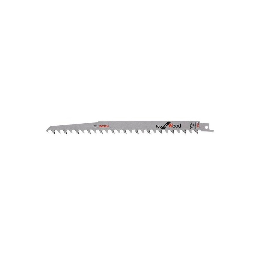 Hoja de sierra de sable bosch professional s 1542 k top para madera, 5 piezas, longitud 240 mm 2608650682