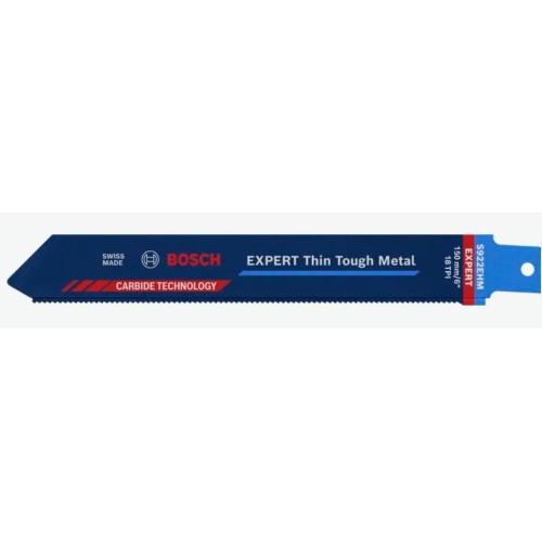 Hoja de sierra de sable bosch professional expert 'thin tough metal' s 922 ehm, 10 piezas de longitud 150 mm 2608900362