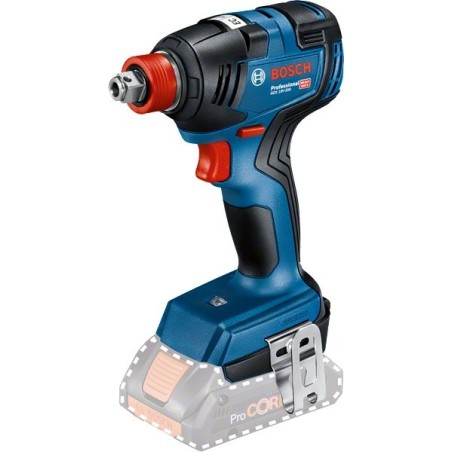 Llave de impacto inalámbrica bosch gdx 18v-200 professional solo, 18 voltios 06019j2205