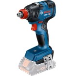 Llave de impacto inalámbrica bosch gdx 18v-200 professional solo, 18 voltios 06019j2205