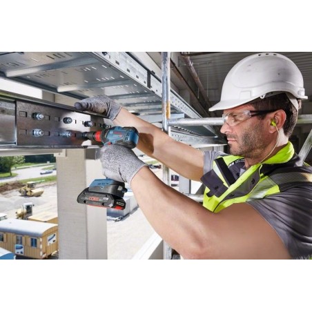 Llave de impacto inalámbrica bosch gdx 18v-200 professional solo, 18 voltios 06019j2205