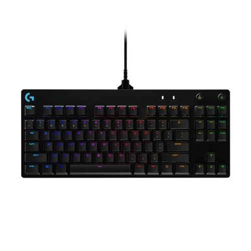 Teclado ingles logitech g pro gaming usb qwerty internacional de ee.uu. negro