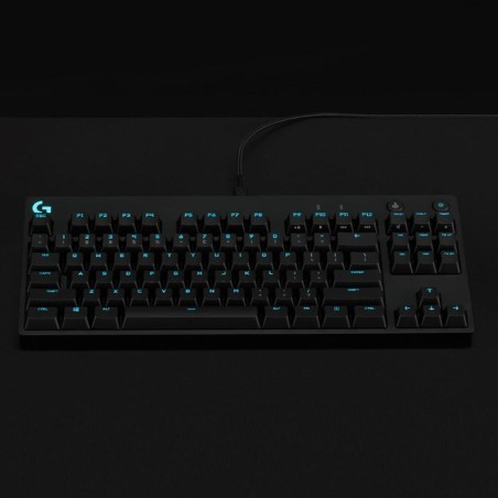 Teclado ingles logitech g pro gaming usb qwerty internacional de ee.uu. negro