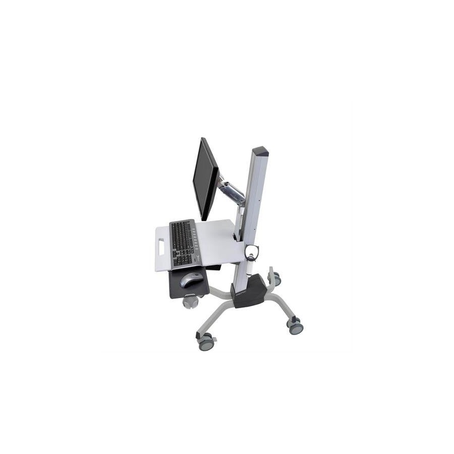 Soporte ergotron neo-flex lcd cart gris panel plano carro de suelo con ruedas multimedia
