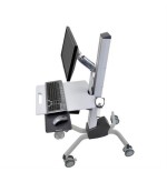 Soporte ergotron neo-flex lcd cart gris panel plano carro de suelo con ruedas multimedia