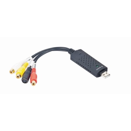 Gembird capturadora de video usb (ntsc, avchd, avi, mpeg1, mpeg2, mpeg4, wmv)