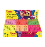 Jovi plastilina caja expositora 30 pastillas 50gr c/surtidos neon