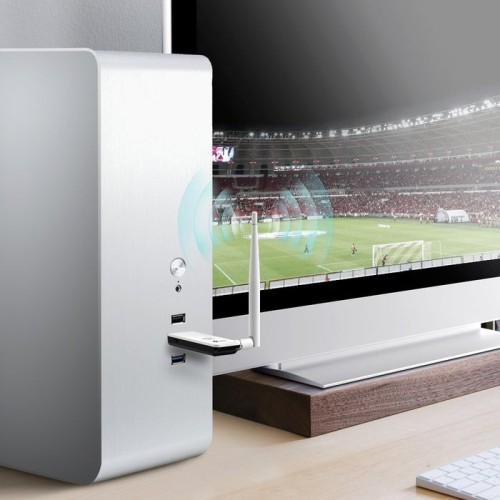 Tp-link tl-wn722n adaptador wifi usb 150 mbps antena de alta ganancia