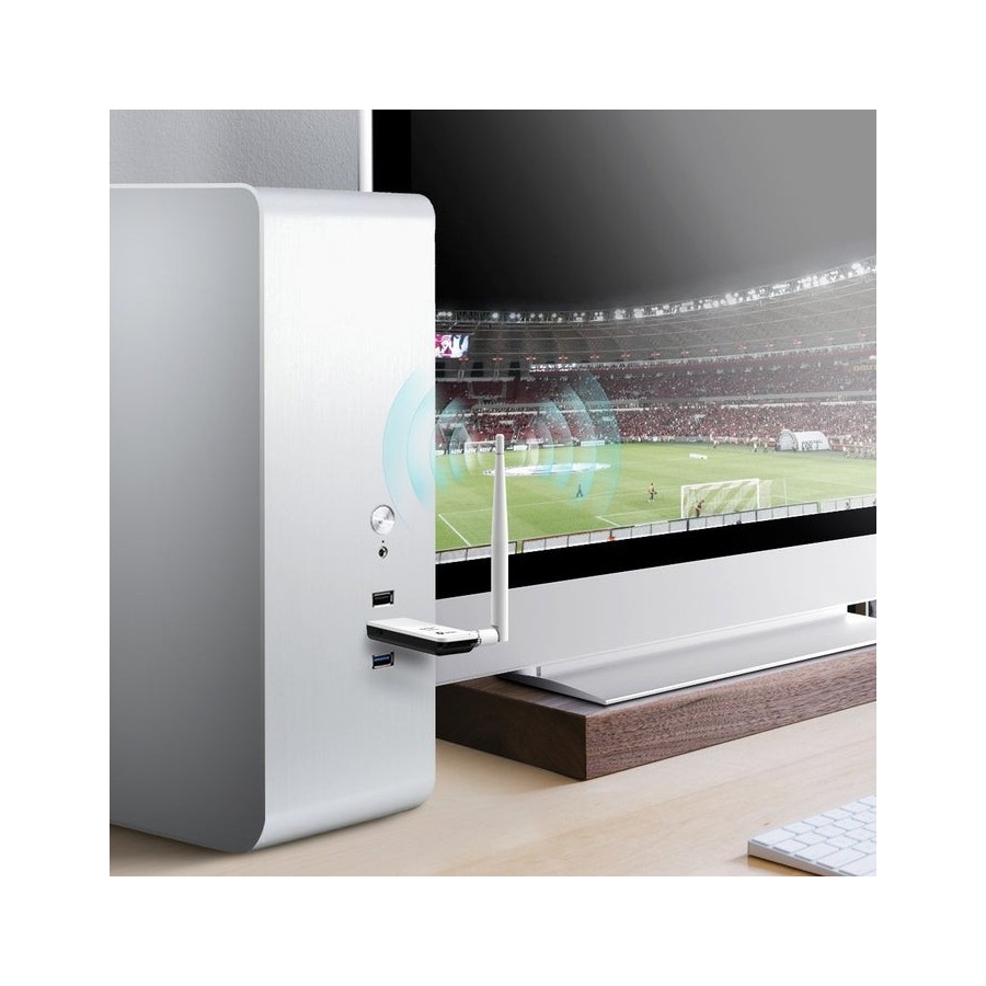 Tp-link tl-wn722n adaptador wifi usb 150 mbps antena de alta ganancia