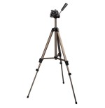 Hama   trípode star 75, para cámara de fotos, conexión 6.4mm, altura ajustable hasta 125 cm, color beige