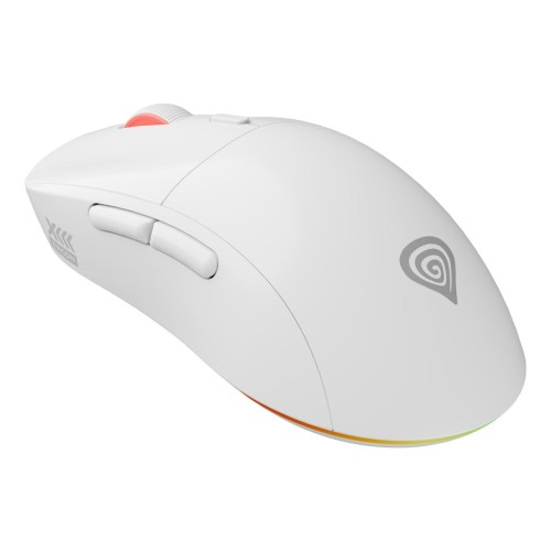 Raton gaming genesis zircon xiii customizable inalambrico 26000 dpi blanco