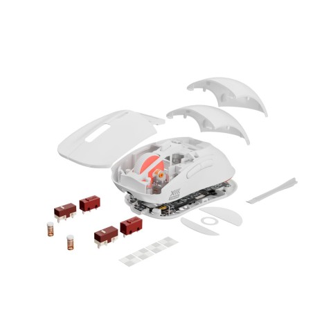 Raton gaming genesis zircon xiii customizable inalambrico 26000 dpi blanco