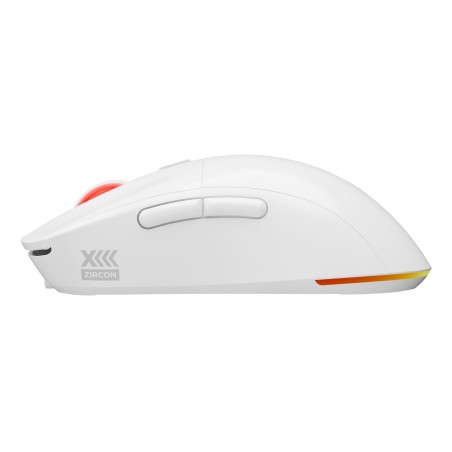 Raton gaming genesis zircon xiii customizable inalambrico 26000 dpi blanco