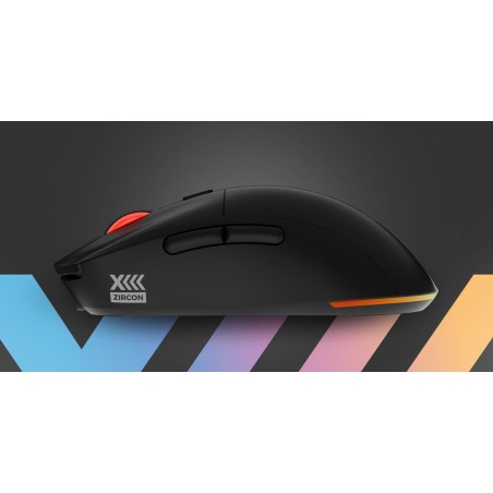 Raton gaming genesis zircon xiii customizable inalambrico 26000 dpi negro
