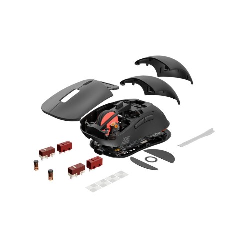 Raton gaming genesis zircon xiii customizable inalambrico 26000 dpi negro