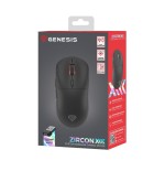 Raton gaming genesis zircon xiii customizable inalambrico 26000 dpi negro