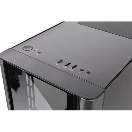 Caja pc thermaltake v150 tg micro torre negro
