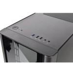 Caja pc thermaltake v150 tg micro torre negro