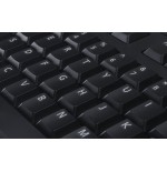 Teclado alemán dell kb522 usb qwertz negro