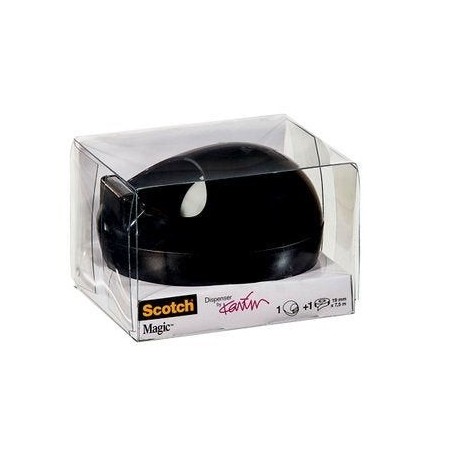 Dispensador de cinta adhesiva scotch 3m c36-b 1.9cm x 7.5m pack dispensador + cinta adhesiva magic