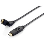 Equip cable hdmi v1.4 cabezales articulados 5m negro 119365