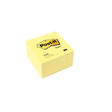 Notas adhesivas post-it cubo 76 x 76 mm . color amarillo, 450 hojas.
