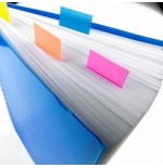 Marcador index mediano post-it 3m dispensador 50 unidades -azul brillante